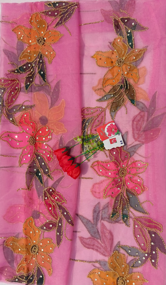 Hand painted fancy dupatta